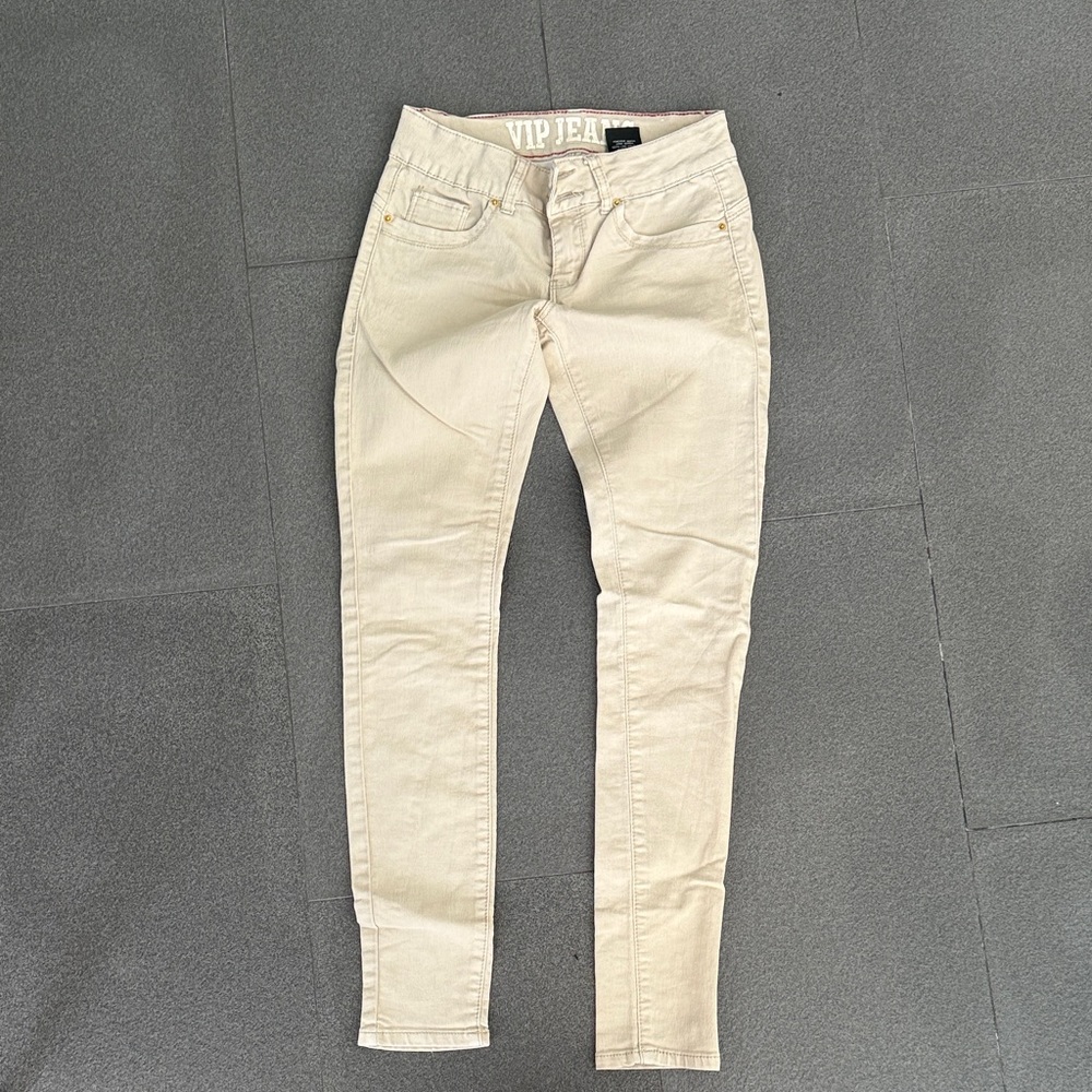 VIP Women's Cream Jeans